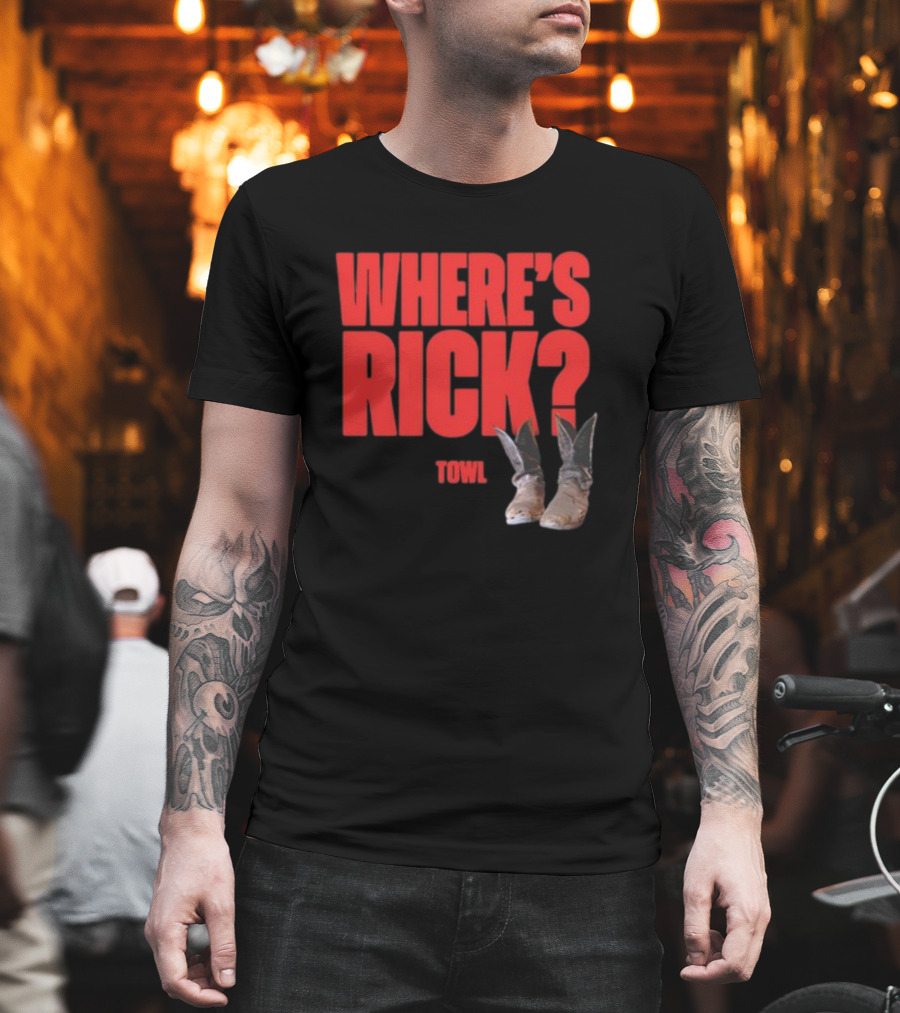 The Walking Dead Where's Rick Boots Towl T-Shirt