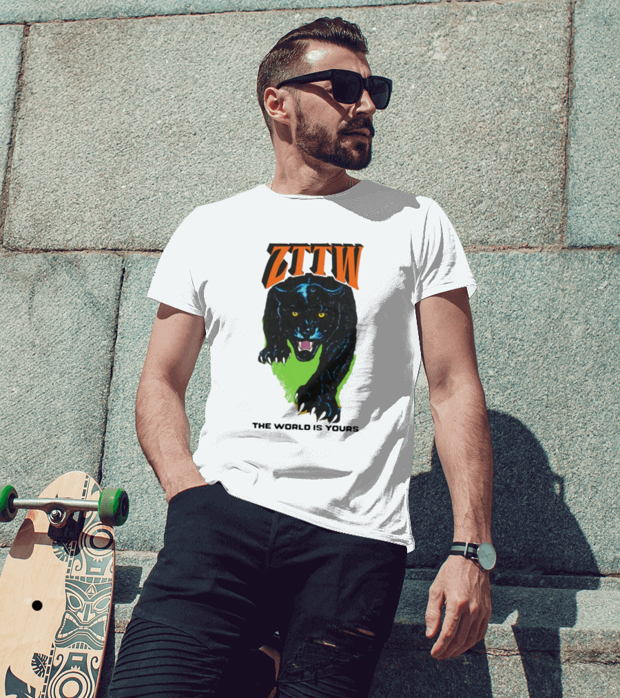 ZTTW The World Is Yours Black Panther T-Shirt