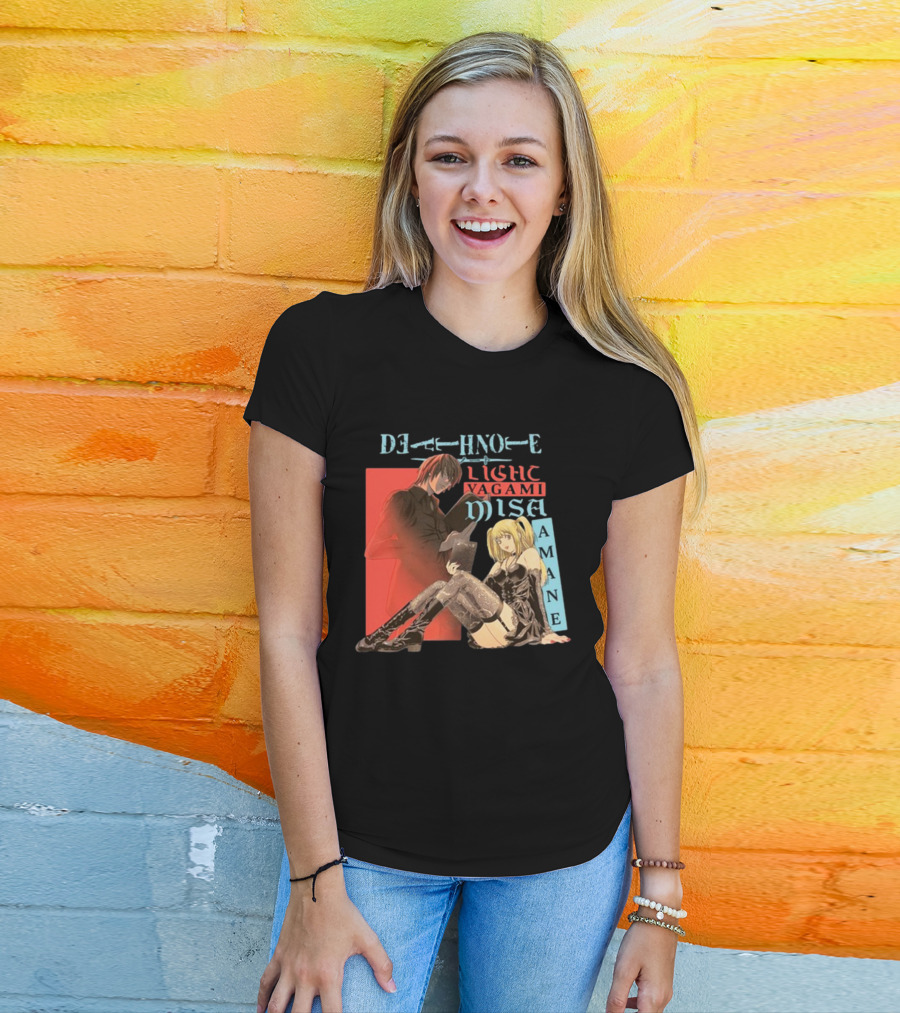 Death Note Light Yagami Misa Amane T-Shirt