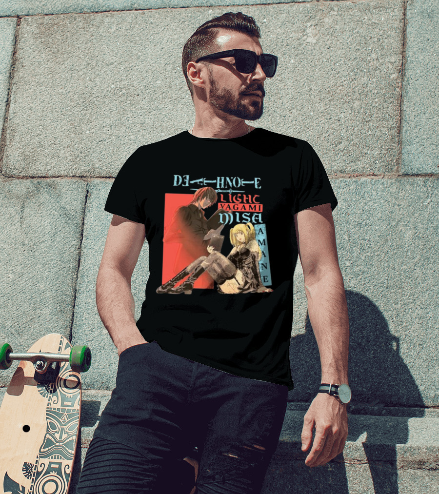 Death Note Light Yagami Misa Amane T-Shirt