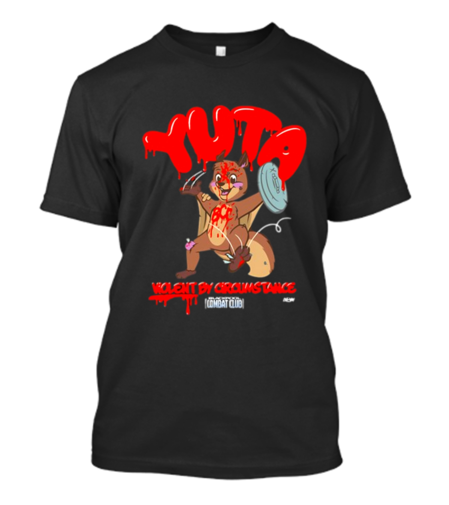 Yuta Violent By Circumstance BCC Combat Club Cartoon T-Shirt