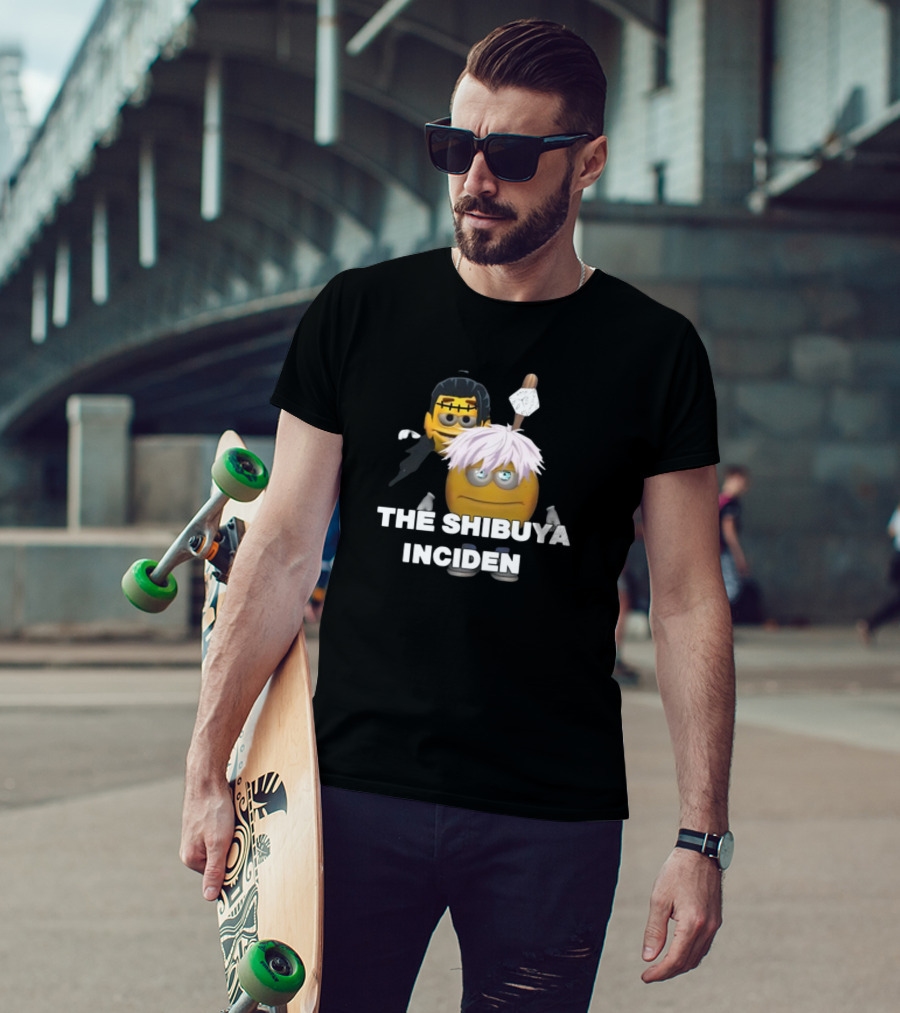 Goofyahhtees The Shibuya Incident With Minion Characters T-Shirt