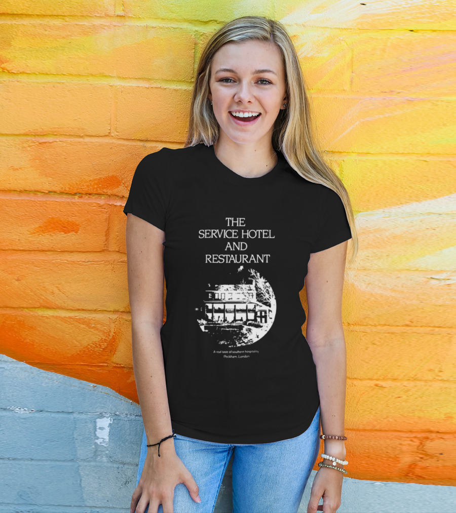 The Service Hotel And Restaurant A Real Taste Of Southern Hospitality Peckham London T-Shirt