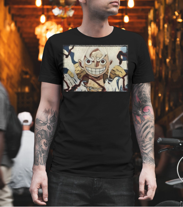 Max Holloway Gear 5 Luffy One Piece Anime Character T-Shirt Max Holloway Gear 5 Luffy One Piece Anime Character T-Shirt