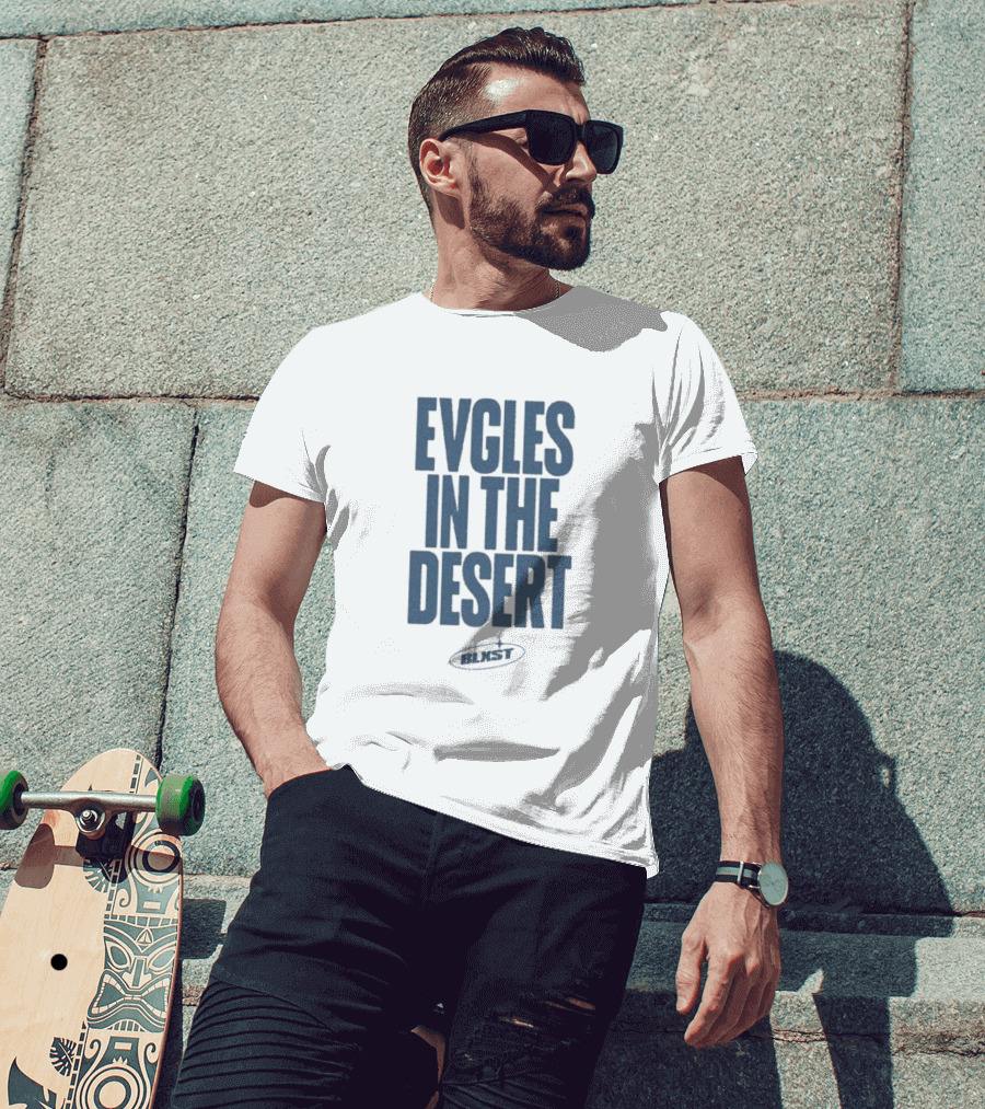 Blxst Evgles In The Desert Denim T-Shirt
