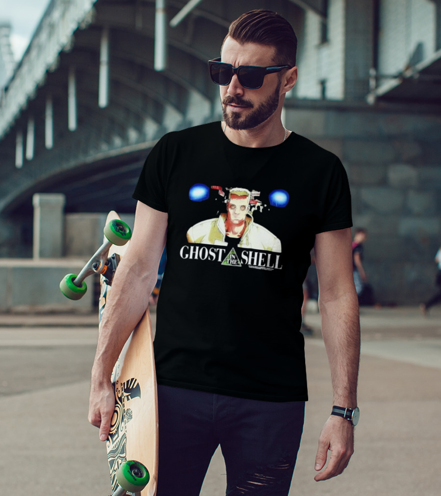 Ghost In The Shell Batou Cyberpunk Anime T-Shirt