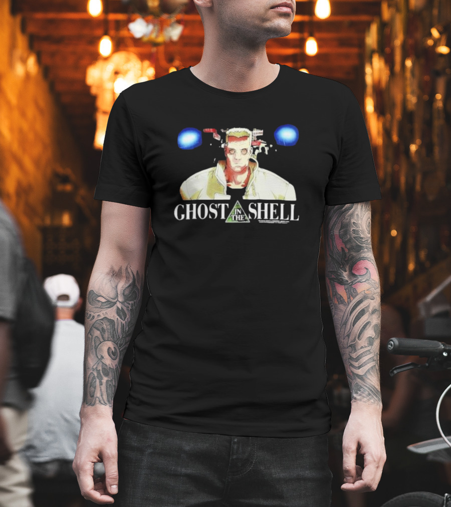 Ghost In The Shell Batou Cyberpunk Anime T-Shirt