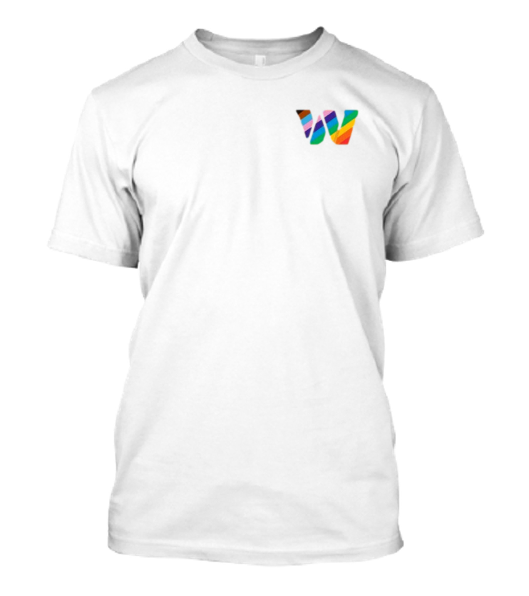 Washington Football Is For Everyone W Rainbow T-Shirt