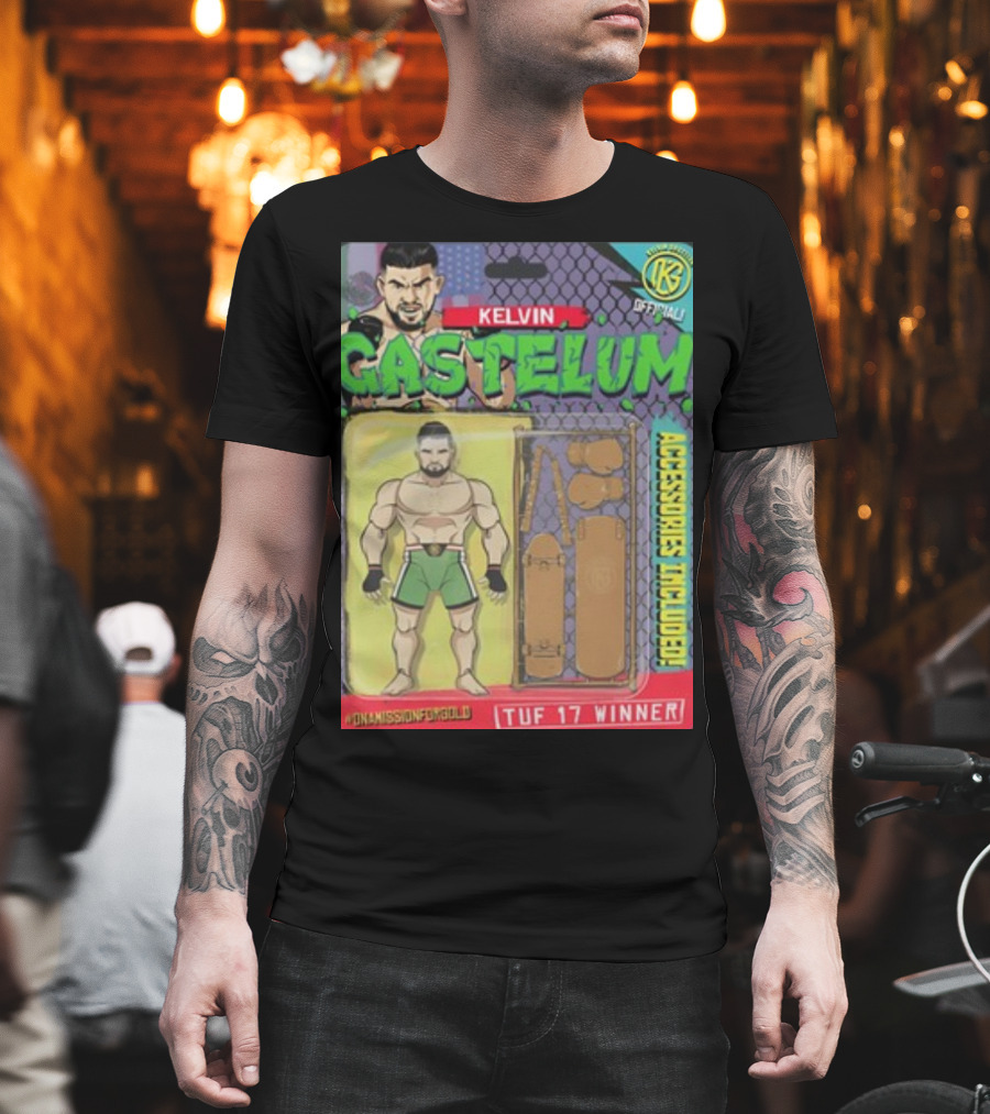 Kelvin Gastelum OnMissionForGold TUF 17 Winner Accessories Included T-Shirt