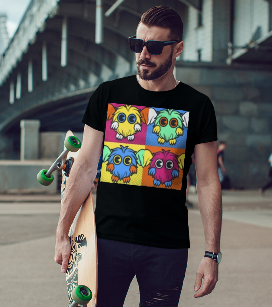 Pvramid Store The Kubirohol Mainstreet Colorful Owl Creatures Quadrant T-Shirt