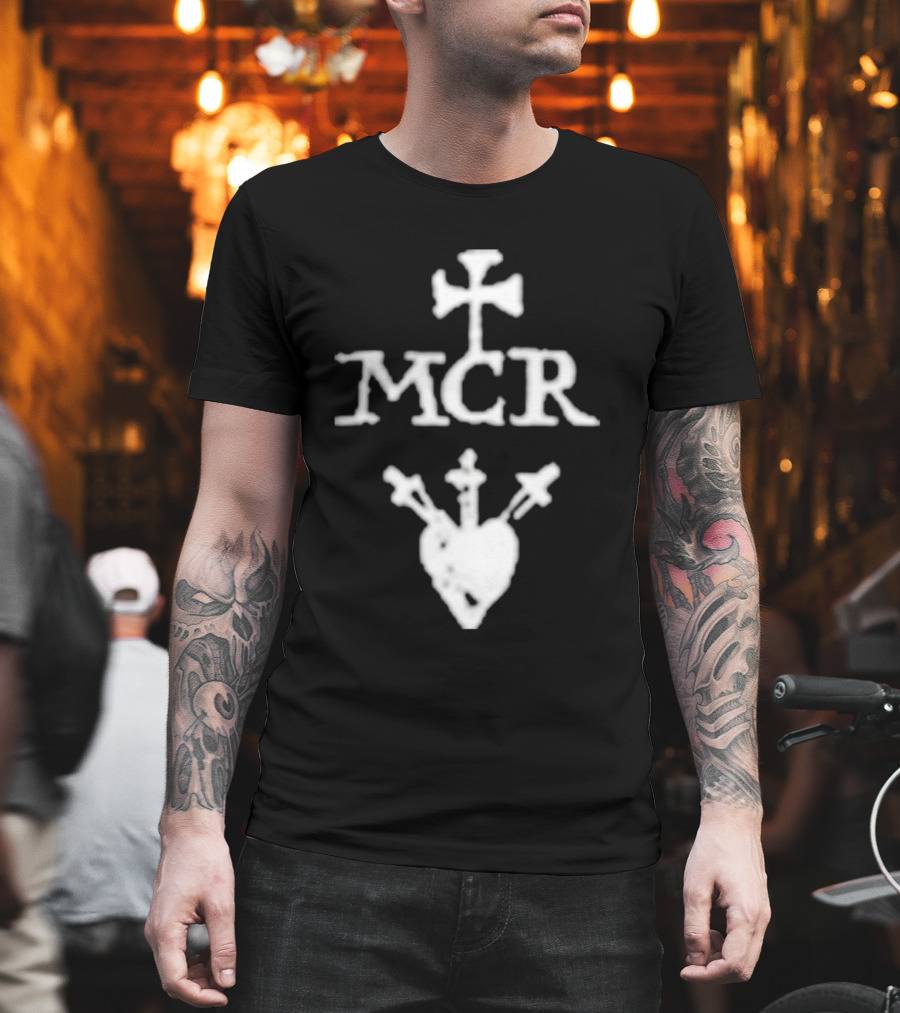 MCR From The Earth To The Morgve Heart Cross Symbol In Aeternum T-Shirt