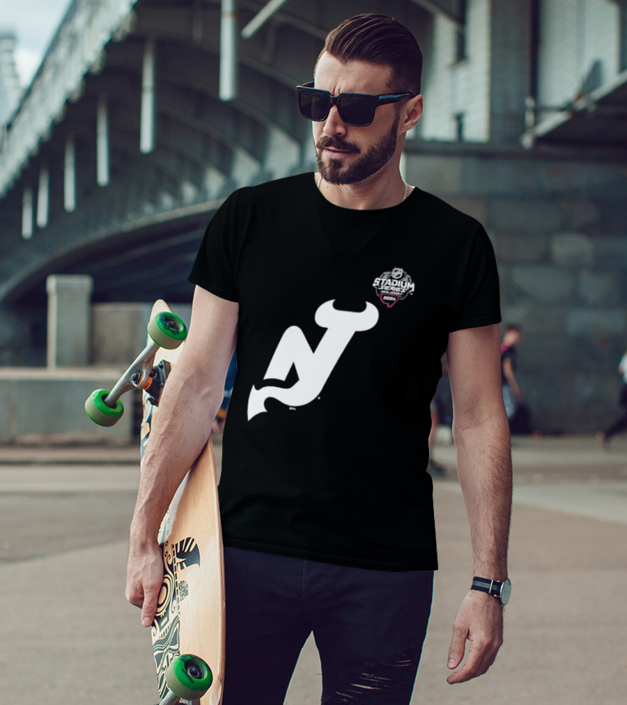 New Jersey Devils NHL 2024 Stadium Series T-Shirt