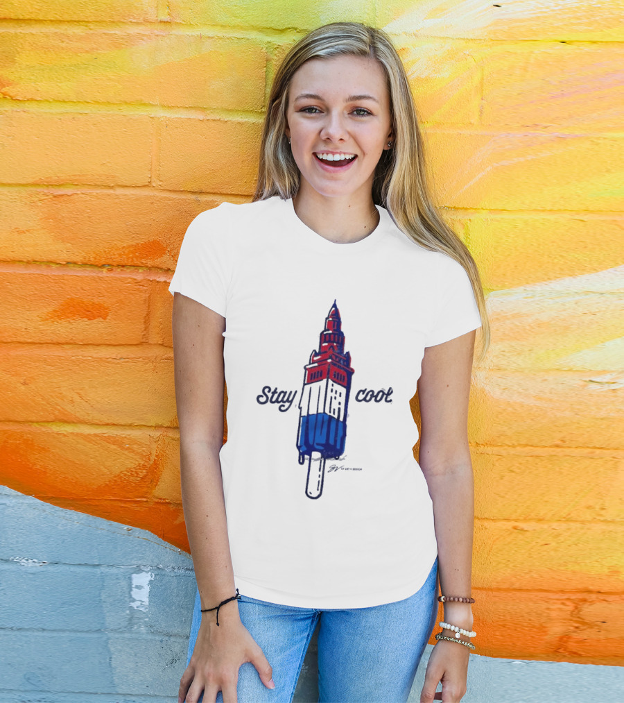 Stay Cool Cleveland Tower Popsicle T-Shirt