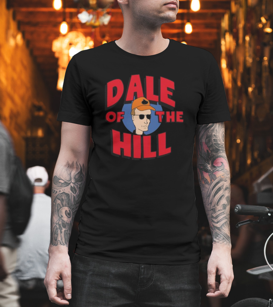 Dale Of The Hill King Of The Hill Character With Sunglasses And Orange Hat T-Shirt