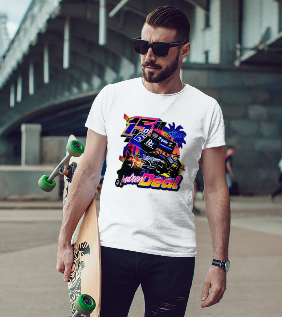 15 Andrew Deal Victory KC Motorsports Caney Kansas Racing T-Shirt