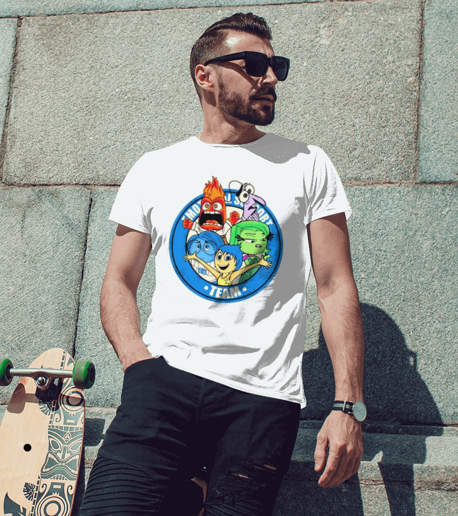 Emotional Support Team Inside Out Characters Riley's Emotions T-Shirt