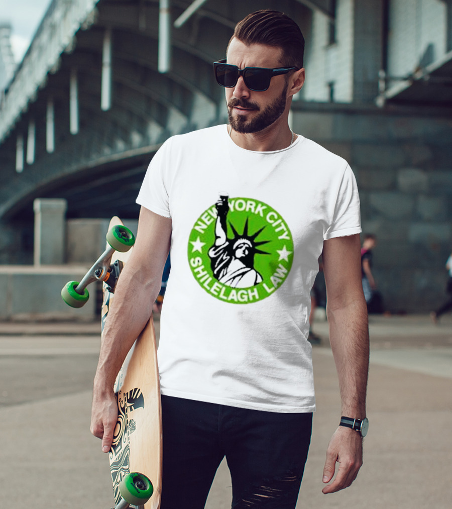 New York City Shilelagh Law Statue Of Liberty Beer T-Shirt