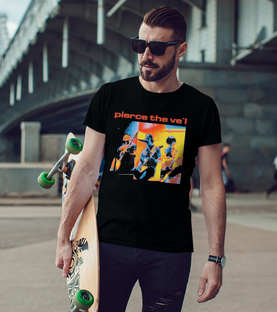 Pierce The Veil Rock Sound Issue 304 Psychedelic Band Performance T-Shirt