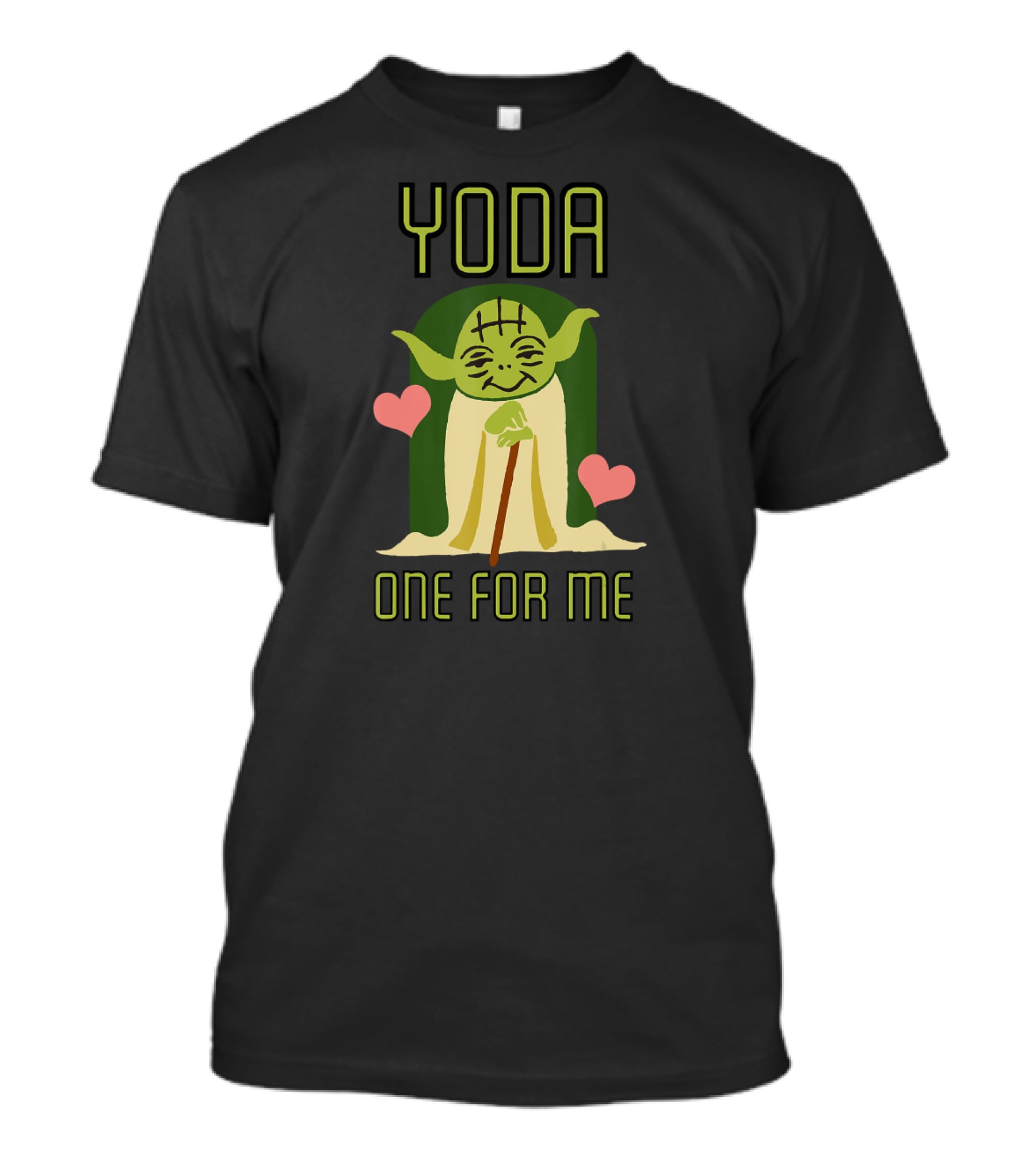 Star Wars The Mandalorian Yoda One For Me Hearts T-Shirt