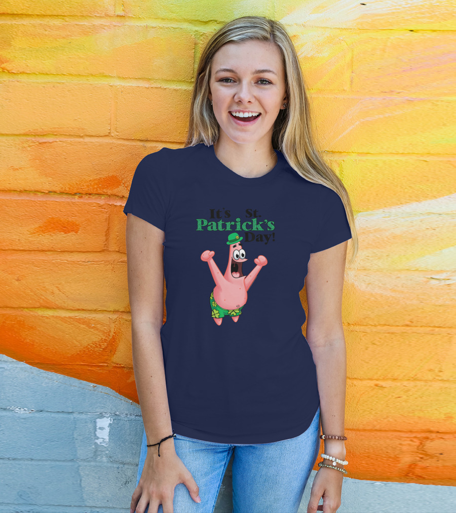 It's St. Patrick's Day Funny Patrick Character T-Shirt