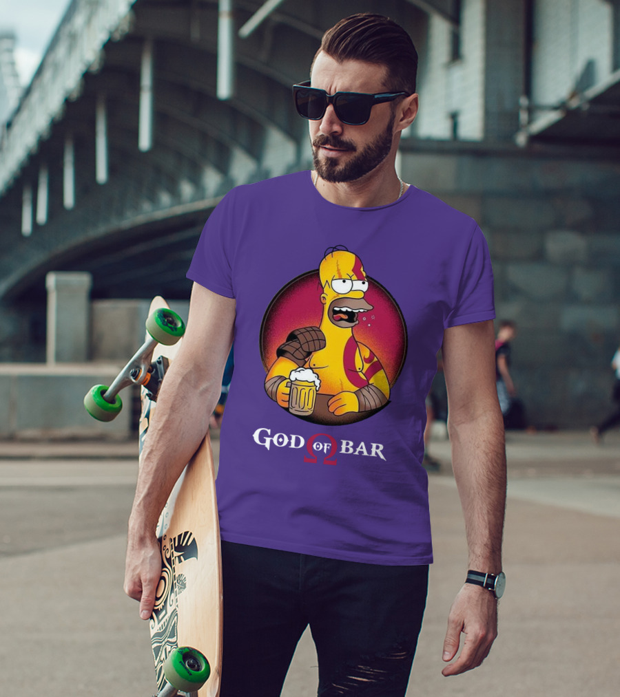God Of Bar Homer Kratos Mashup T-Shirt