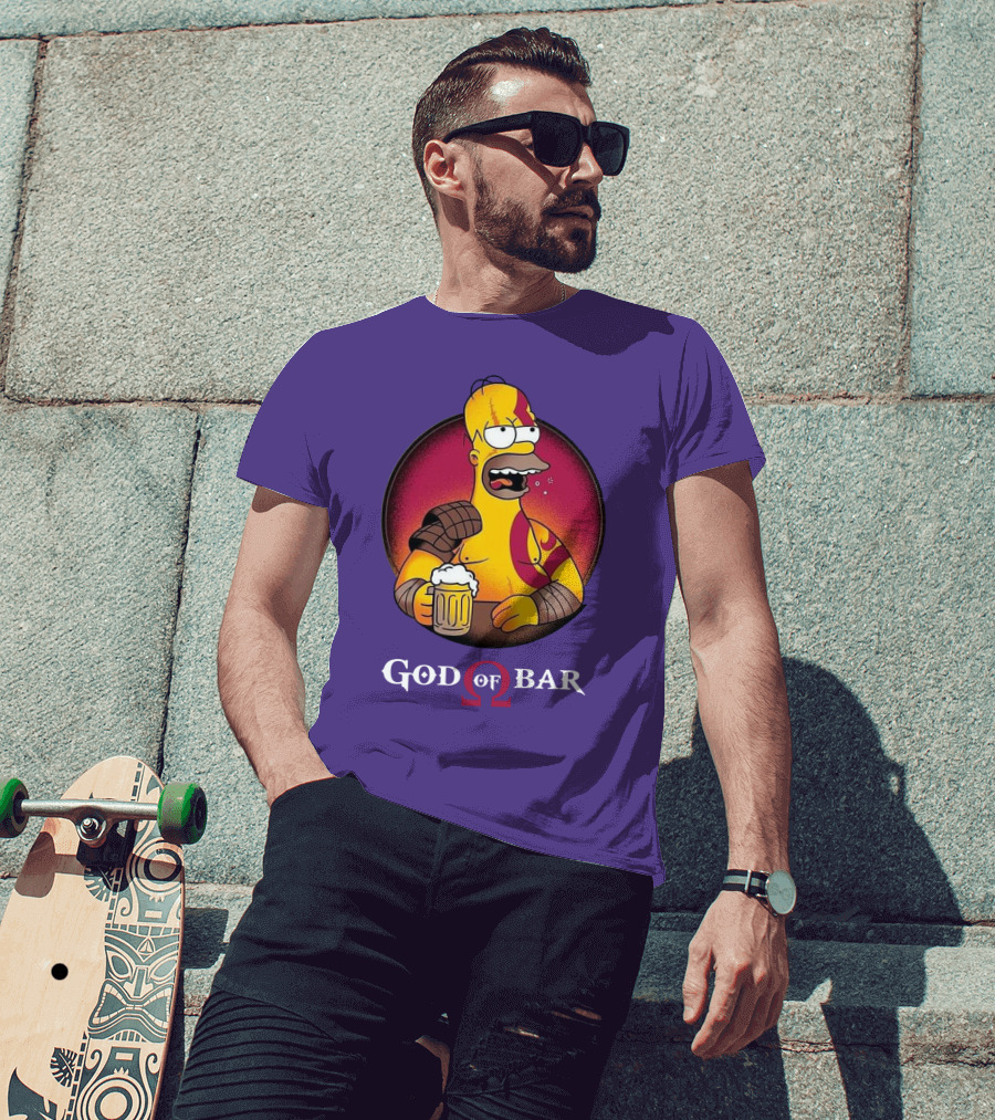God Of Bar Homer Kratos Mashup T-Shirt