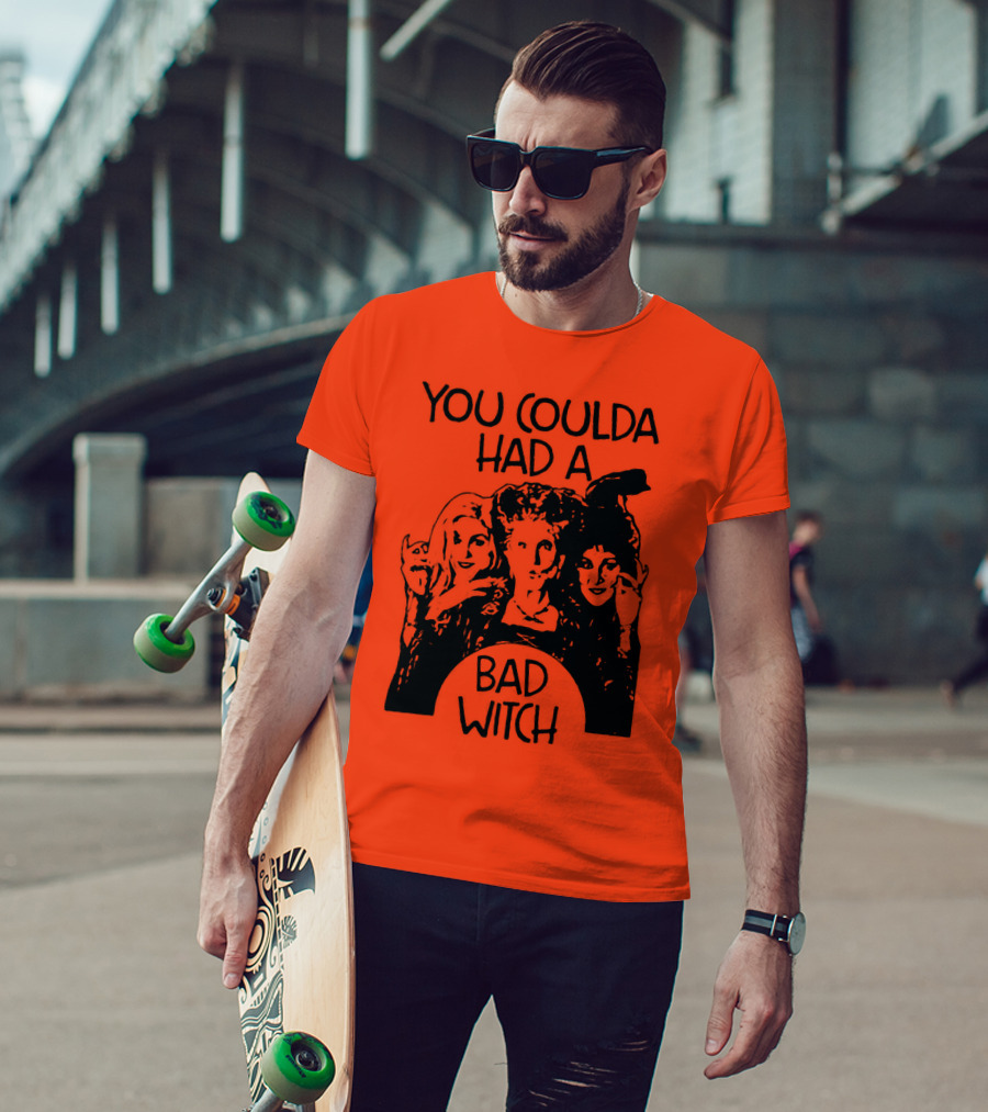 Hocus Pocus You Coulda Had A Bad Witch Sanderson Sisters Halloween Magic T-Shirt