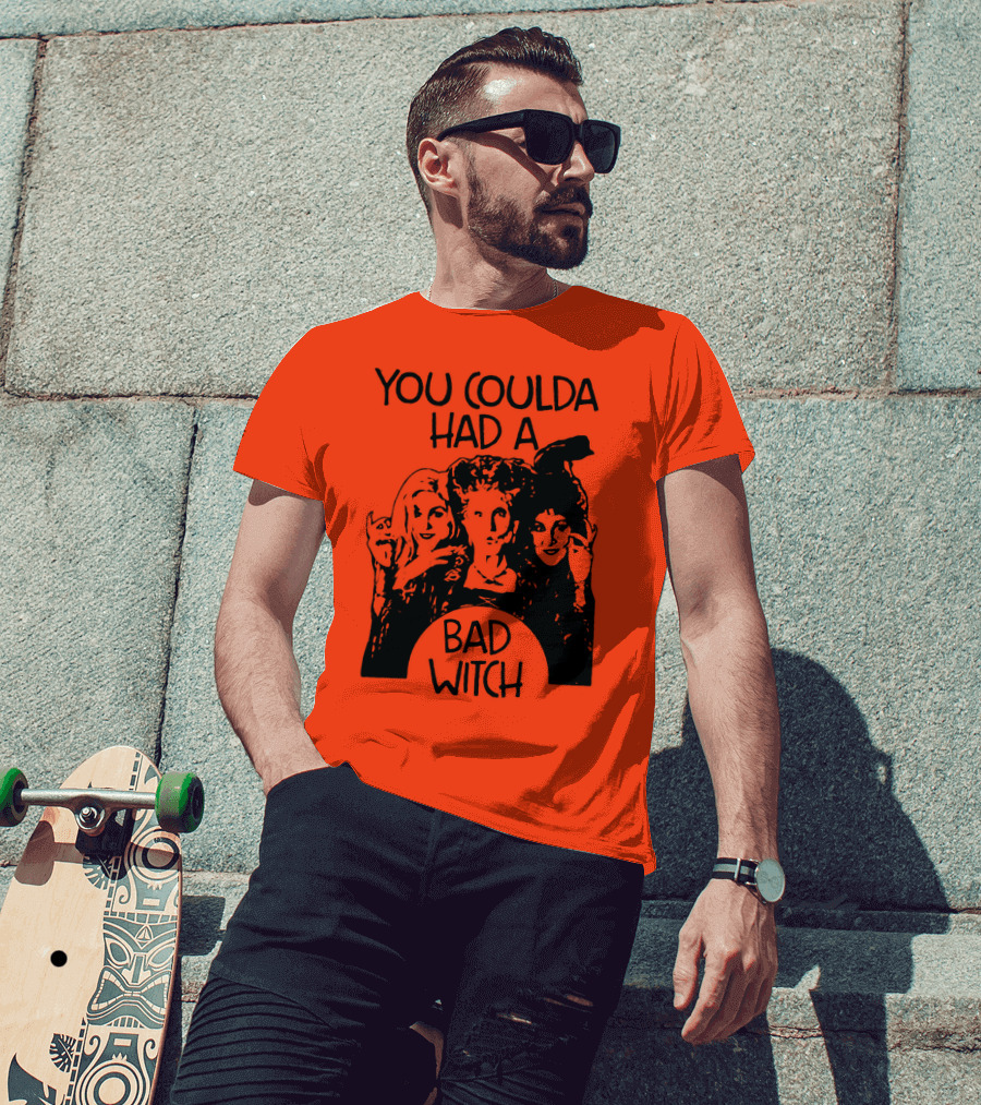 Hocus Pocus You Coulda Had A Bad Witch Sanderson Sisters Halloween Magic T-Shirt