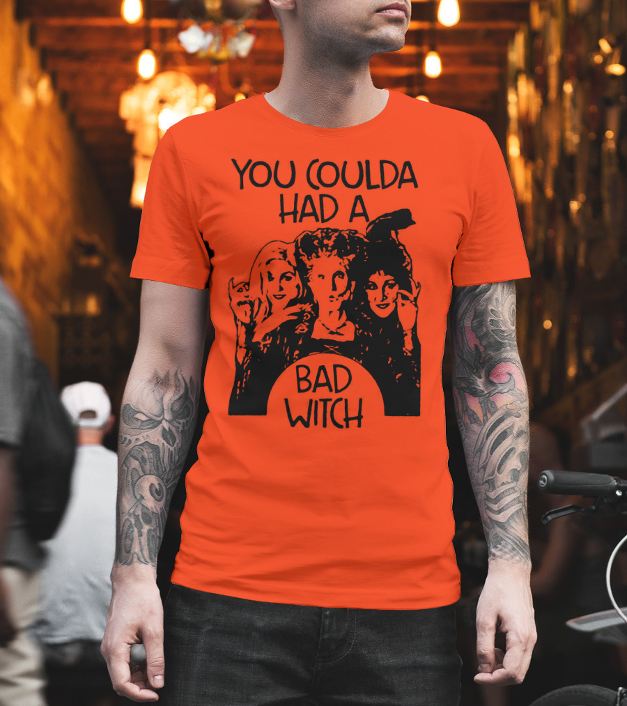 Hocus Pocus You Coulda Had a Bad Witch Sanderson Sisters Halloween Magic T-Shirt
