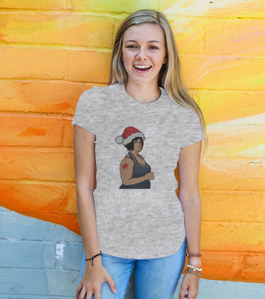 Nessa Oh Oh Oh Merry Christmas Santa Hat Jumper T-Shirt