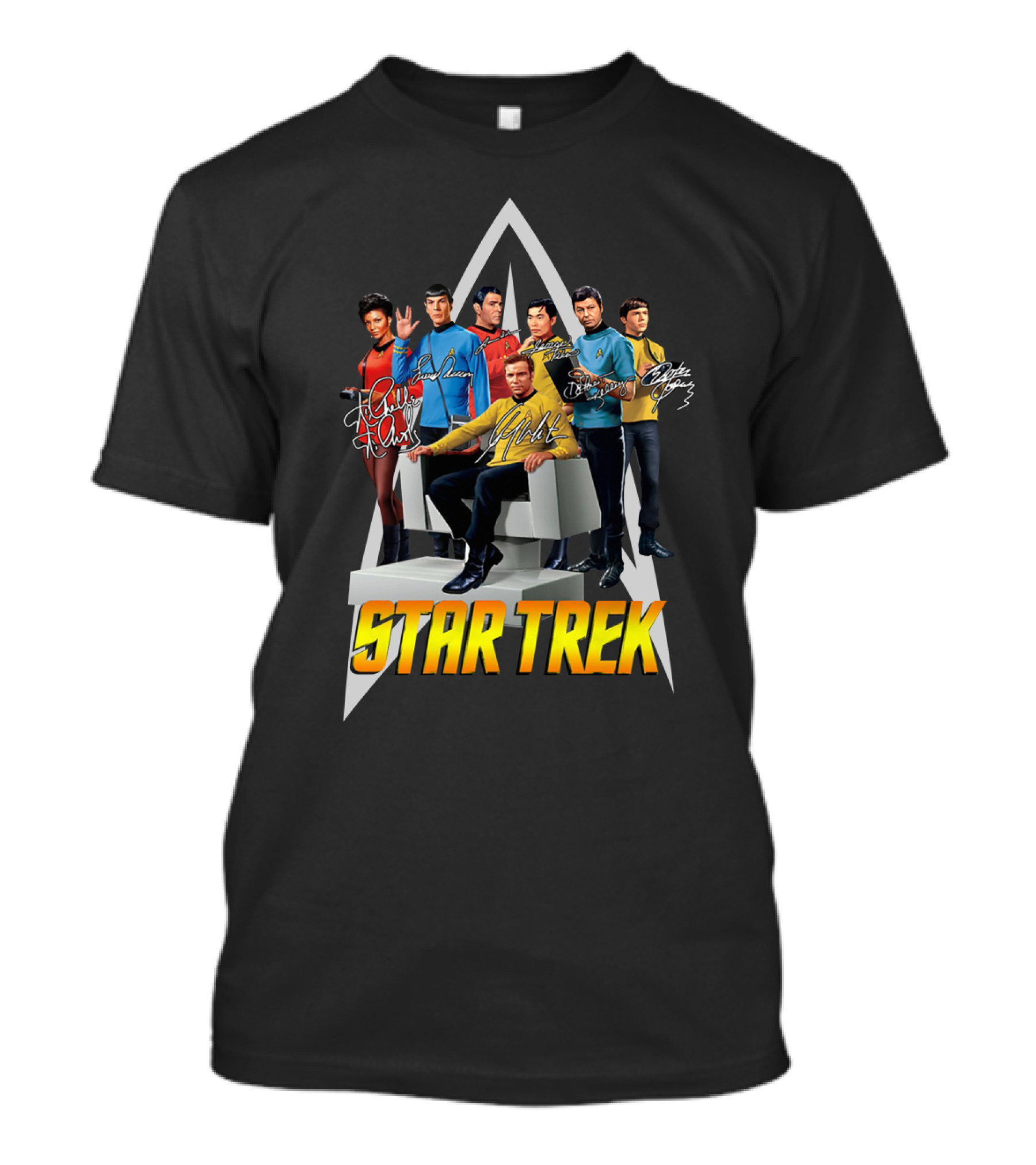 Star Trek Cast Character Ensemble T-Shirt