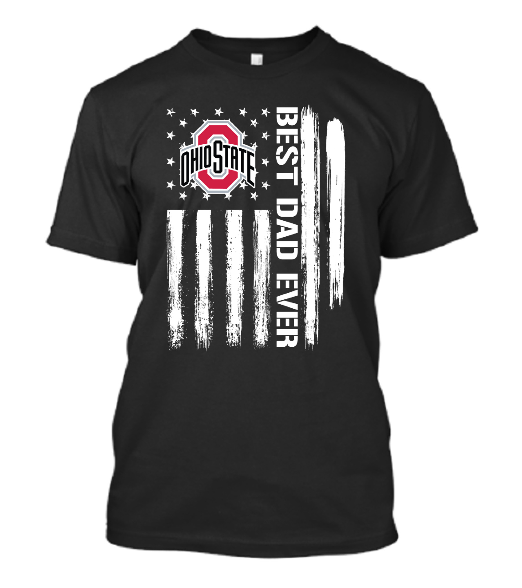 Ohio State Best Dad Ever Flag T-Shirt