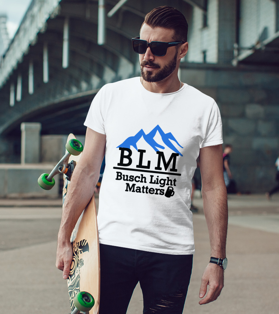 BLM Busch Light Matters Mountain T-Shirt