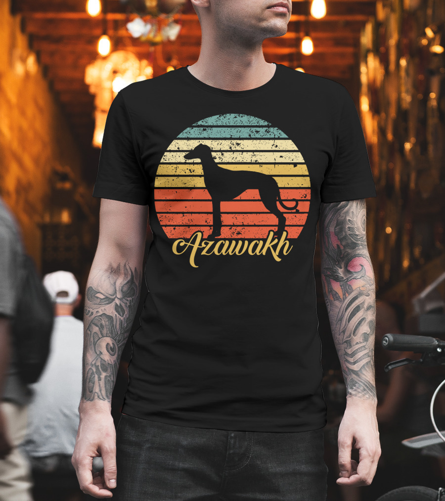 Retro Sunset Azawakh T-Shirt