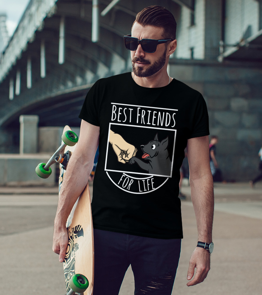 Best Friends For Life Cane Corso Dog Fist Bump T-Shirt