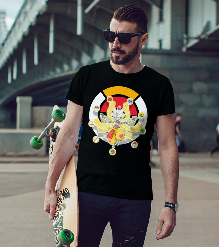 Pokemon X Overwatch Mega Medicham Zenyatta Crossover T-Shirt