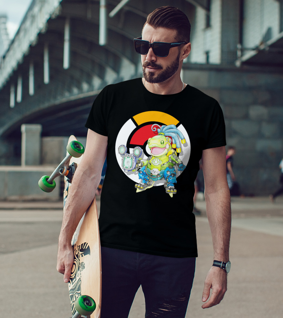 Pokemon X Overwatch Politoed Lucio Mashup T-Shirt