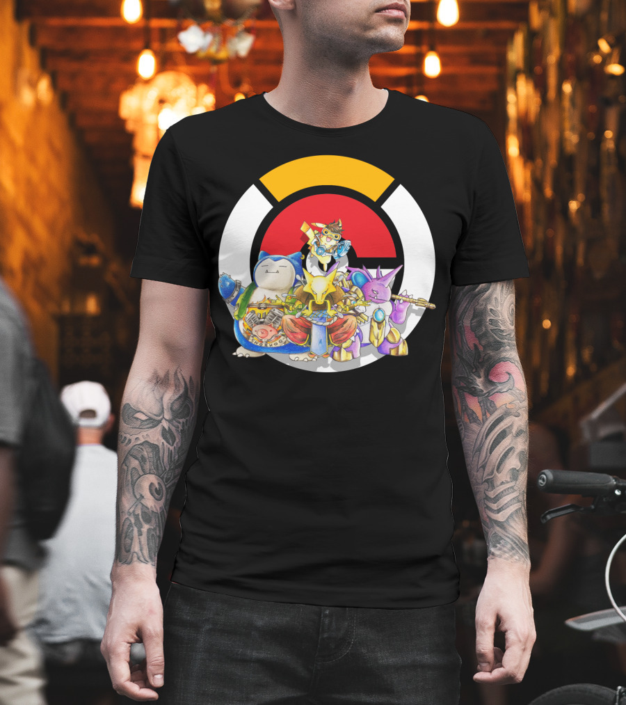 POKEMON X OVER Super Sentai Mashup T-Shirt