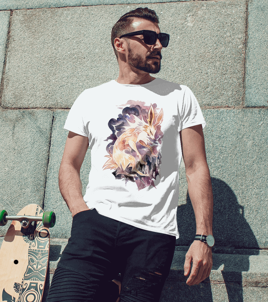 Watercolor Pokemon Jolteon Artistic T-Shirt