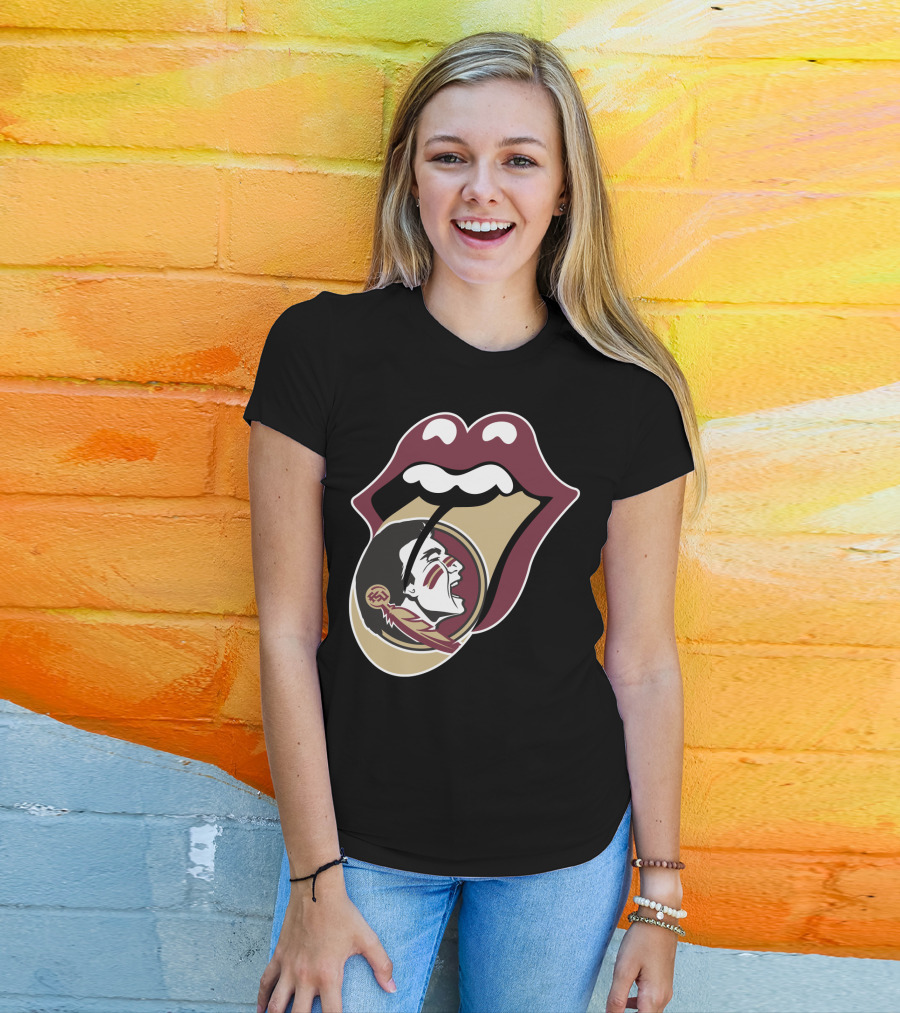 Fsu Seminoles Rolling Stones T-Shirt