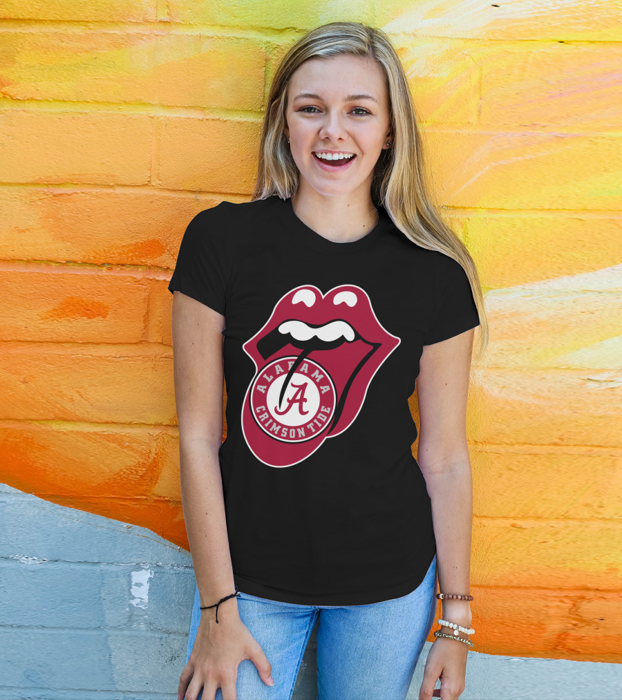 Alabama Crimson Tide Rt Edition Iconic Tongue T-Shirt