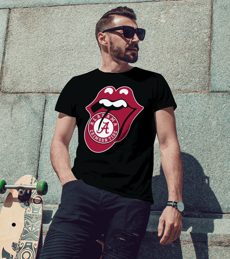Alabama Crimson Tide Rt Edition Iconic Tongue T-Shirt