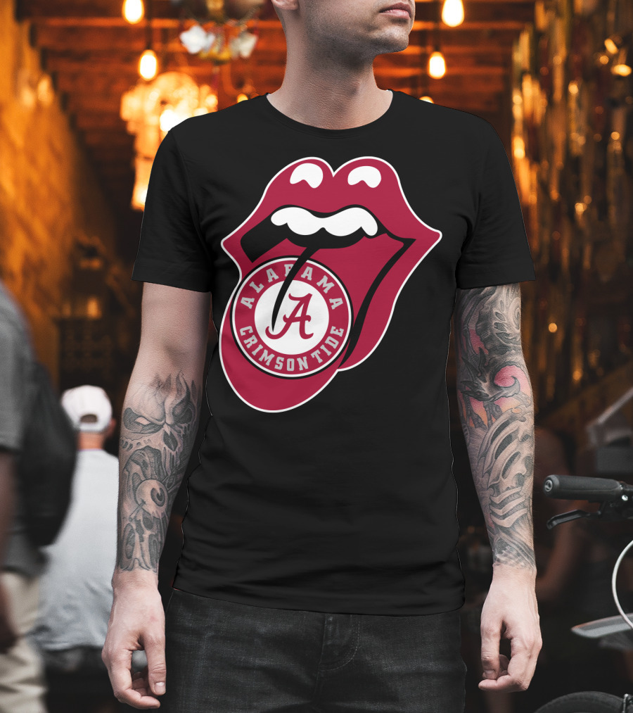 Alabama Crimson Tide Rt Edition Iconic Tongue T-Shirt