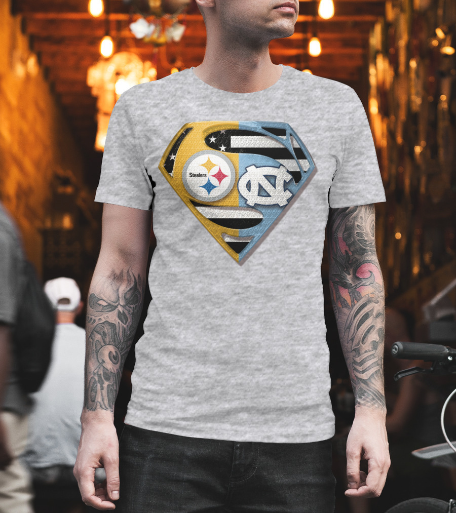 Steelers Nc Superman T-Shirt