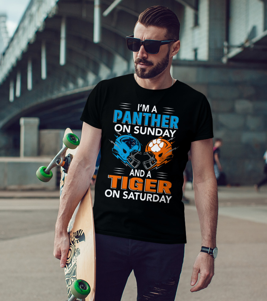 I'm A Panther On Sunday And A Tiger On Saturday T-Shirt