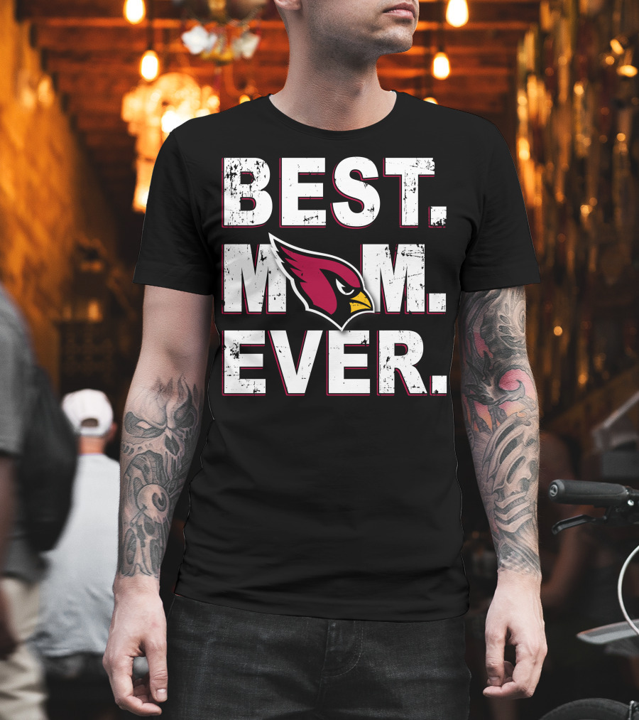 Best Mom Ever Cardinals Bird T-Shirt