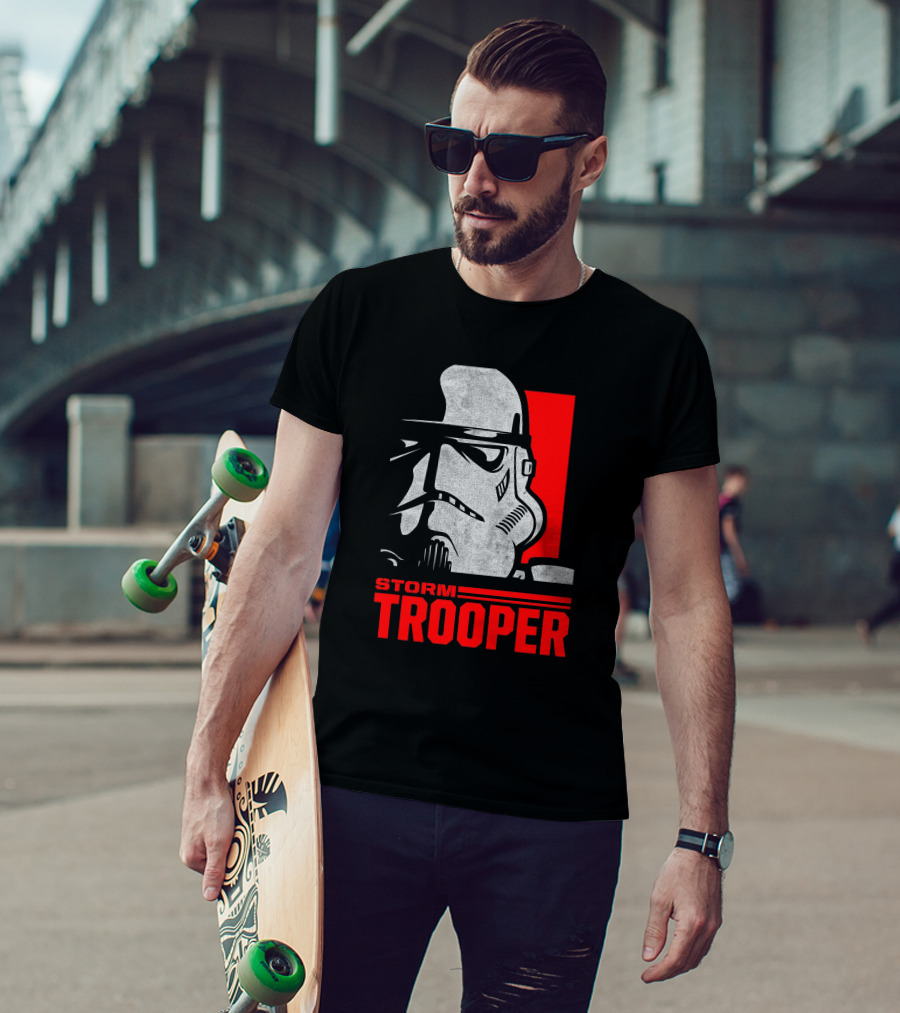 STORM TROOPER Star Wars Red Rectangle T-Shirt