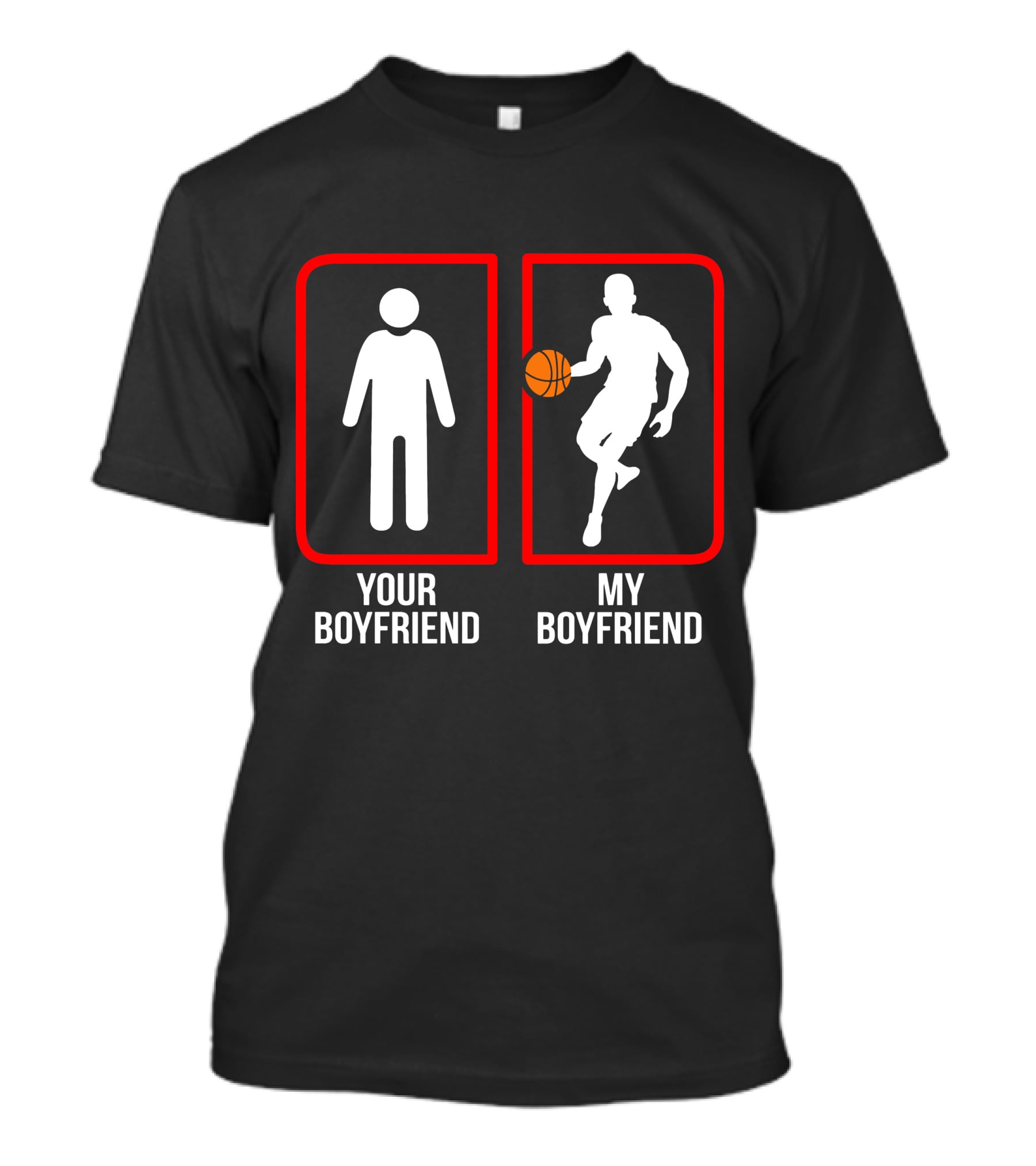 Basketball Your Boyfriend My Boyfriend Player T-Shirt