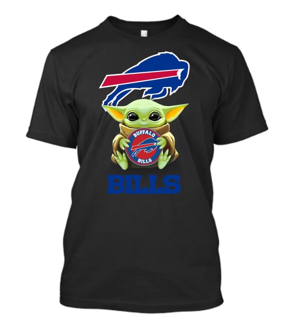 Buffalo Bills Grogu Hug Buffalo Bills T-Shirt