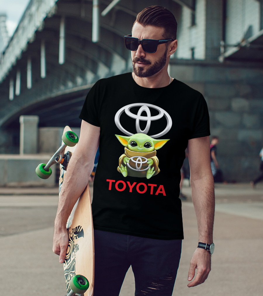 Grogu Embrace With Toyota T-Shirt